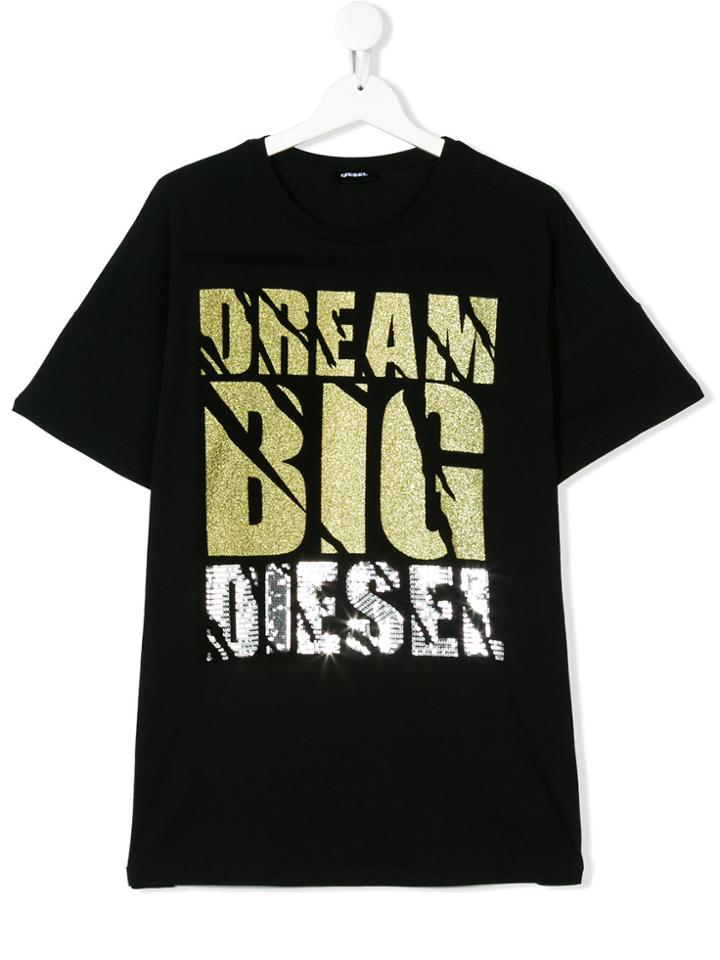 Diesel Kids Tomy T-shirt - Black