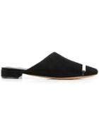 Salvatore Ferragamo Logo Chain Mules - Black