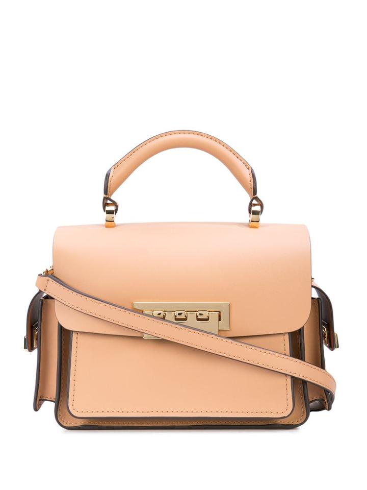 Zac Zac Posen Buckle Detail Crossbody Bag - Brown