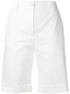 Eleventy High-waisted Tailored Shorts - White