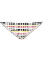 Onia Ashley Printed Pique Bottom - White