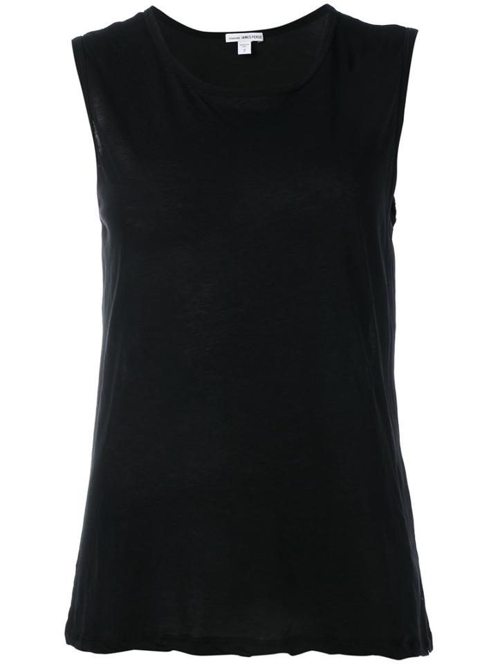 James Perse Sleeveless Top, Women's, Size: 1, Black, Cotton