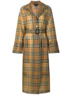 Burberry House Check Trench Coat - Brown