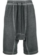 Tom Rebl Faded Drop-crotch Shorts - Grey