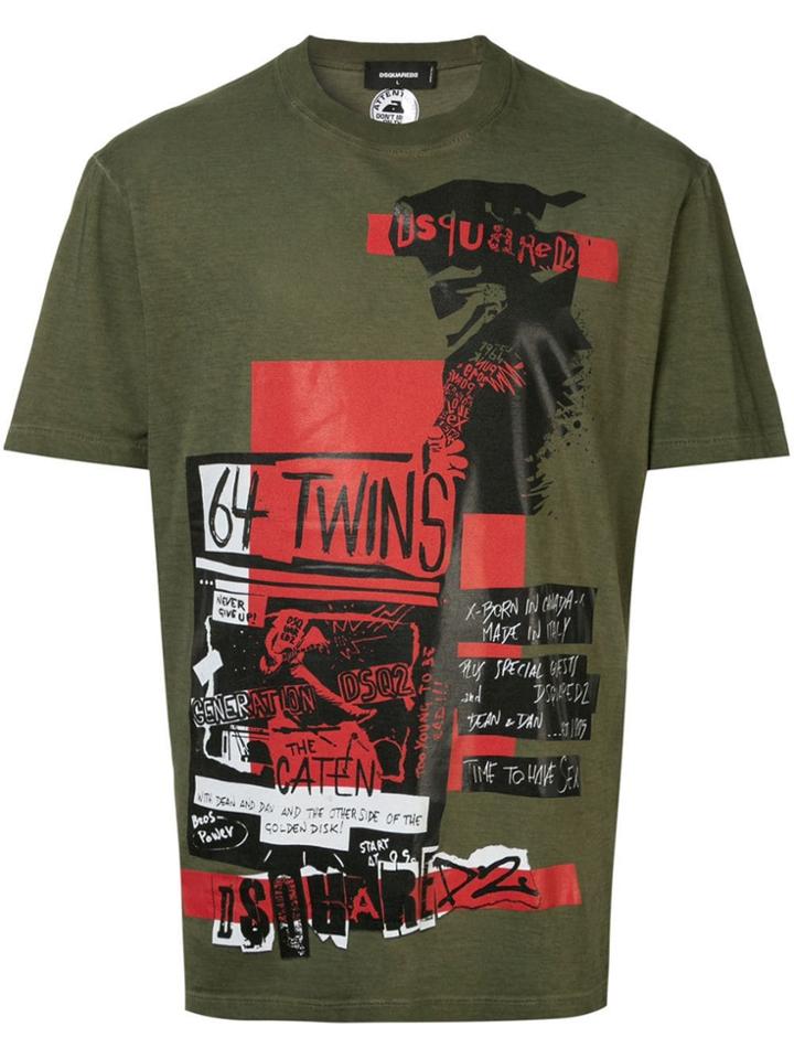Dsquared2 64 Twins T-shirt - Green