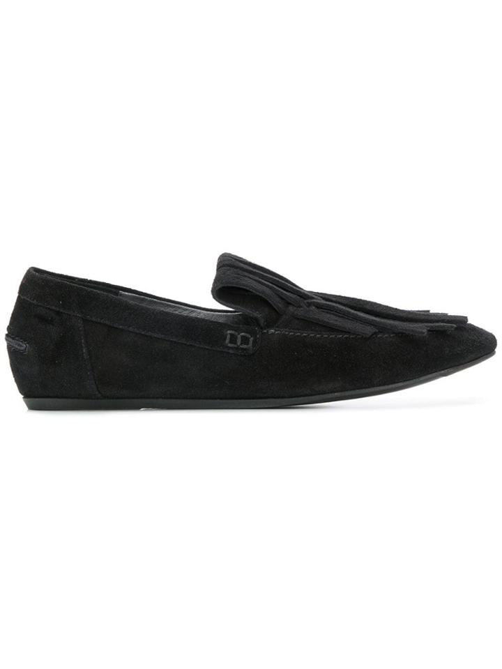 Lanvin Fringe Loafers - Black