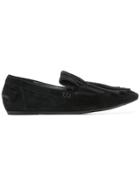 Lanvin Fringe Loafers - Black