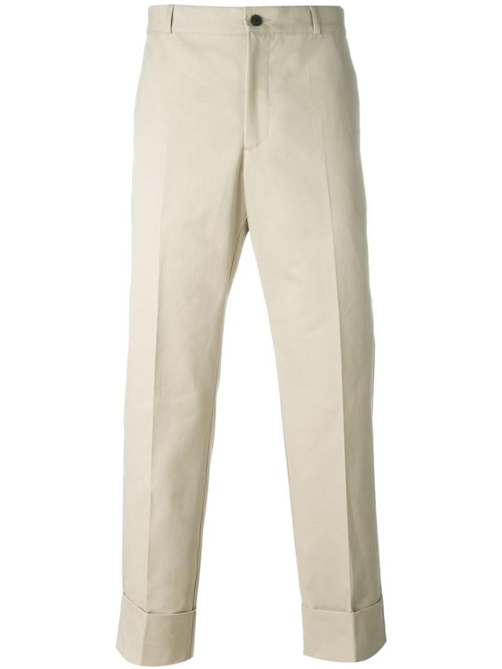 Melindagloss Large Cuffed Pants, Men's, Size: 52, Nude/neutrals, Cotton