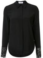 Chloé Lace Cuff Blouse, Women's, Size: 36, Black, Silk/cotton/polyester