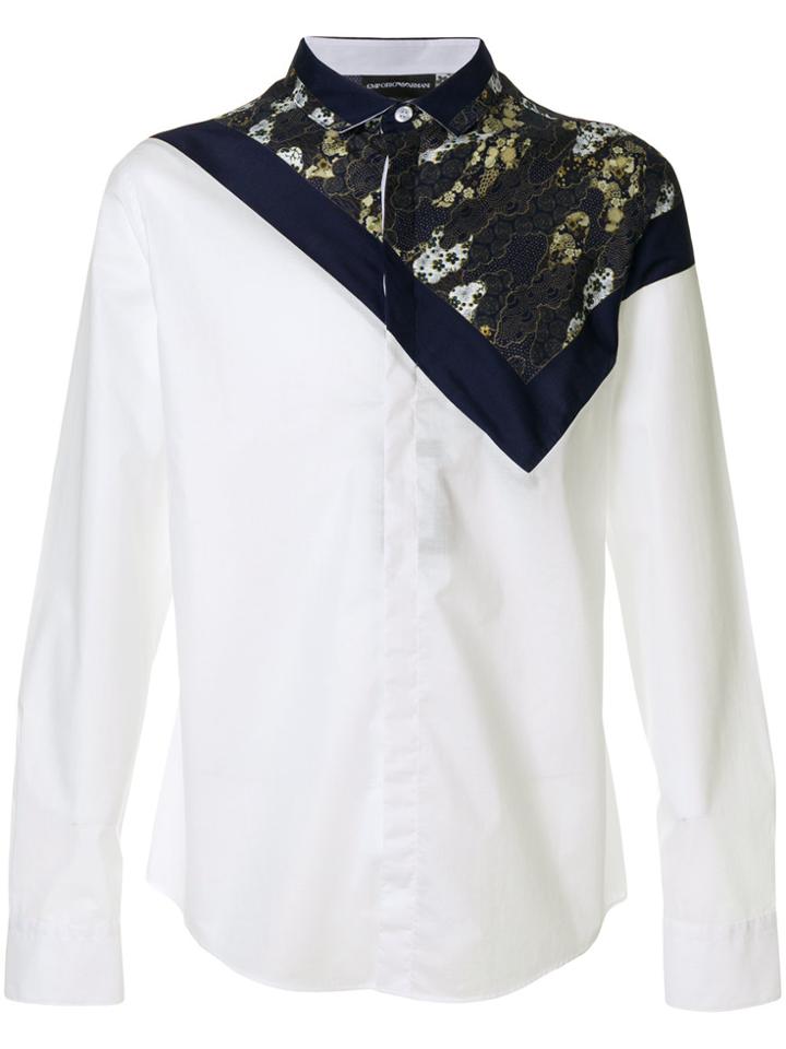 Emporio Armani Top Printed Shirt - White