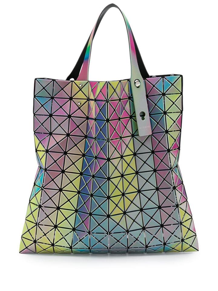 Bao Bao Issey Miyake Iridescent Prism Tote - Yellow
