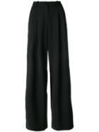 Essentiel Antwerp Wide Leg Trousers - Black
