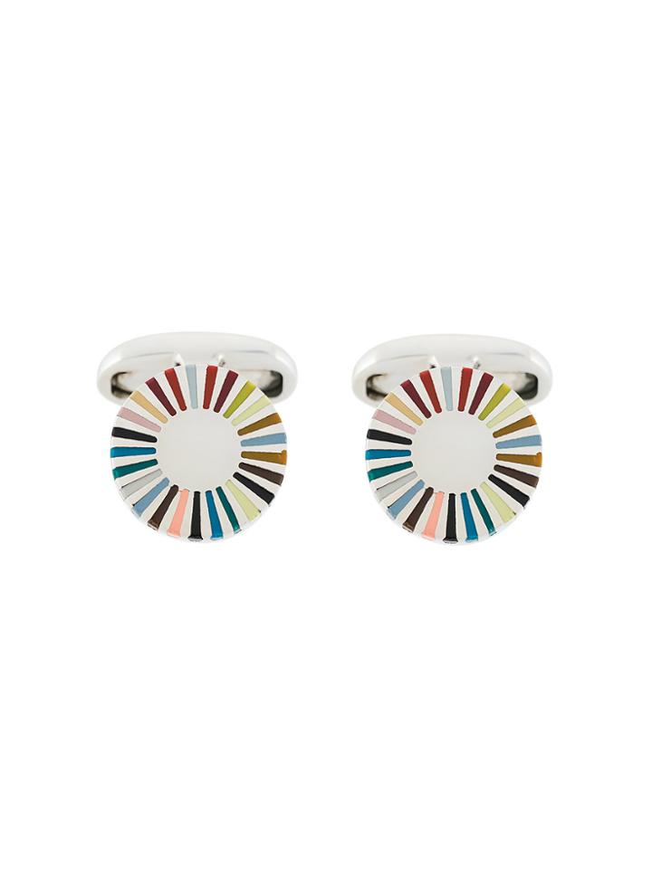 Paul Smith Circular Cuff Links - Metallic