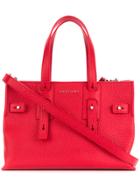 Orciani Top Handle Tote Bag - Red