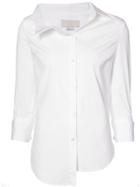 Monse Asymmetric Buttoned Shirt - White