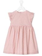 Amaia Ruffled Sleeve Flared Dress, Toddler Girl's, Size: 3 Yrs, Pink/purple