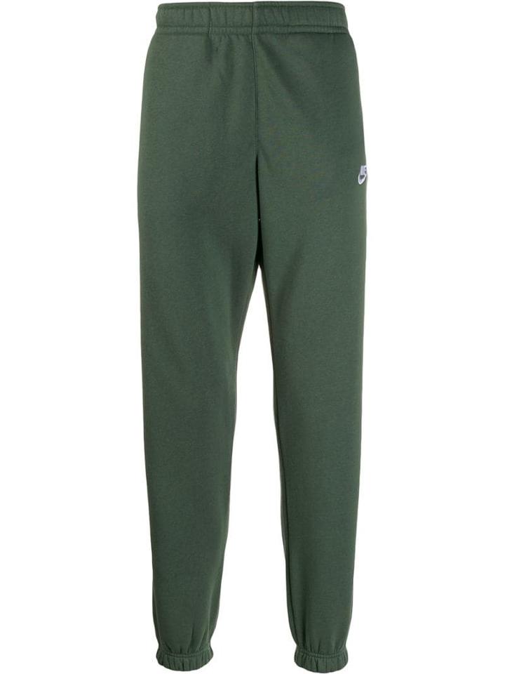 Nike Embroidered Logo Track Trousers - Green