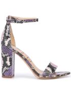 Sam Edelman Snake-effect Sandals - Purple
