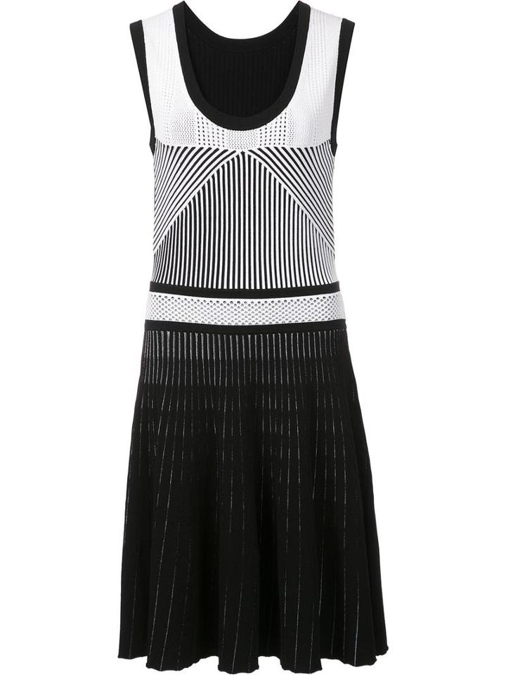 Prabal Gurung Ottoman Stitch Dress, Women's, Size: Small, Black, Polyester/viscose