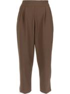 Egrey Tapered Trousers - Brown