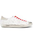Golden Goose Deluxe Brand White Red Lace Superstar Sneakers