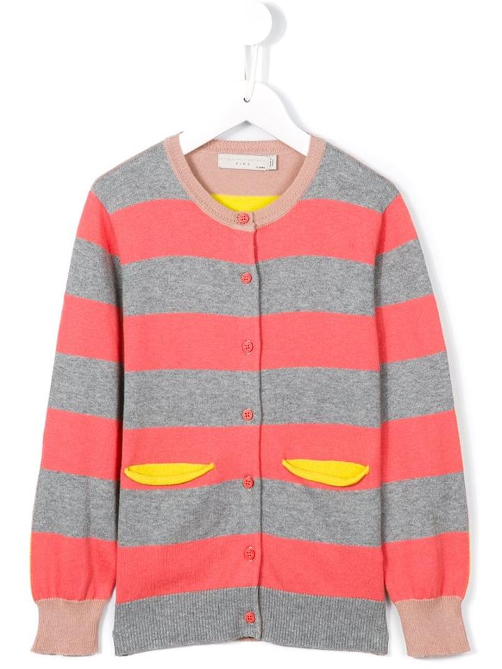 Stella Mccartney Kids Striped Cardigan, Girl's, Size: 10 Yrs, Pink/purple
