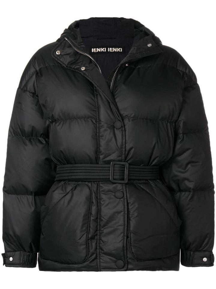 Ienki Ienki Belted Puffer Jacket - Black