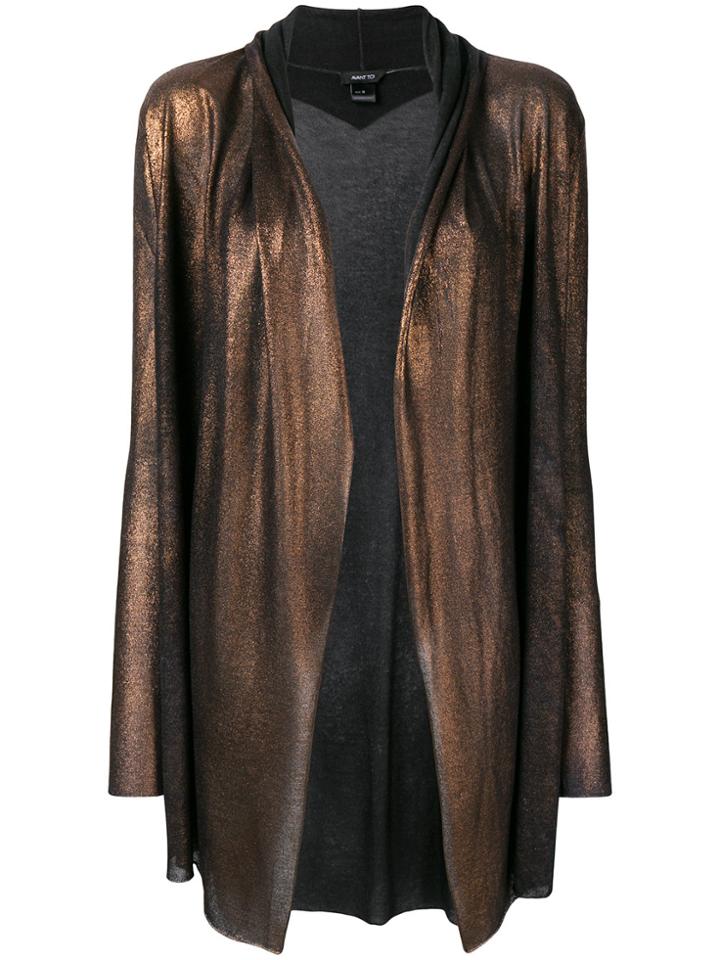 Avant Toi Loose Cardigan - Brown