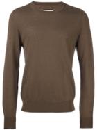 Maison Margiela Classic Crew Neck Sweater - Brown