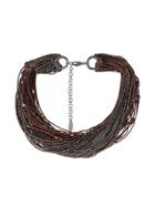 Brunello Cucinelli Gemmae Choker Necklace - Grey