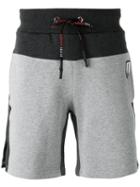 Plein Sport Side Slits Sweat Shorts, Men's, Size: Small, Grey, Cotton
