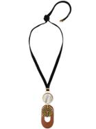 Marni Abstract Pendant Necklace - Brown