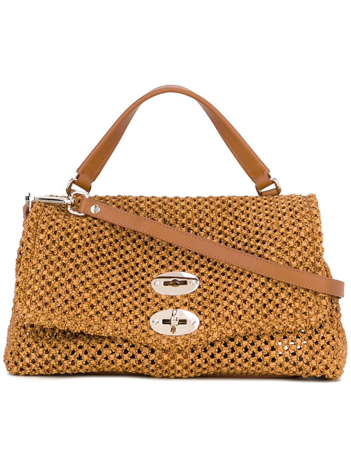Zanellato - Woven Tote - Women - Straw/leather - One Size, Brown, Straw/leather