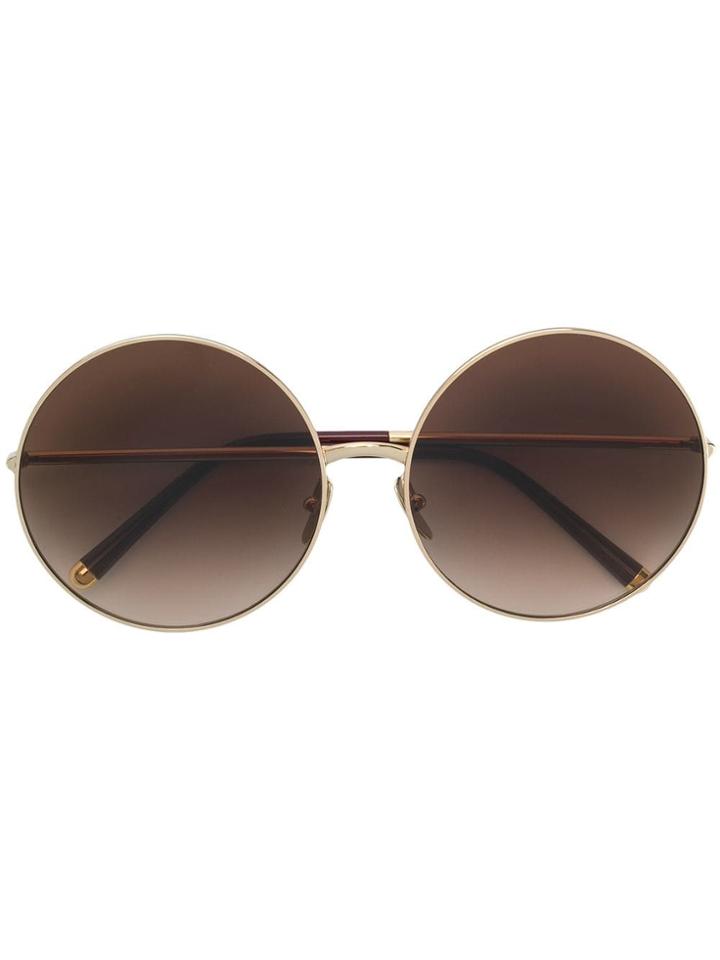 Dolce & Gabbana Eyewear Interchangeable Round Frame Sunglasses -