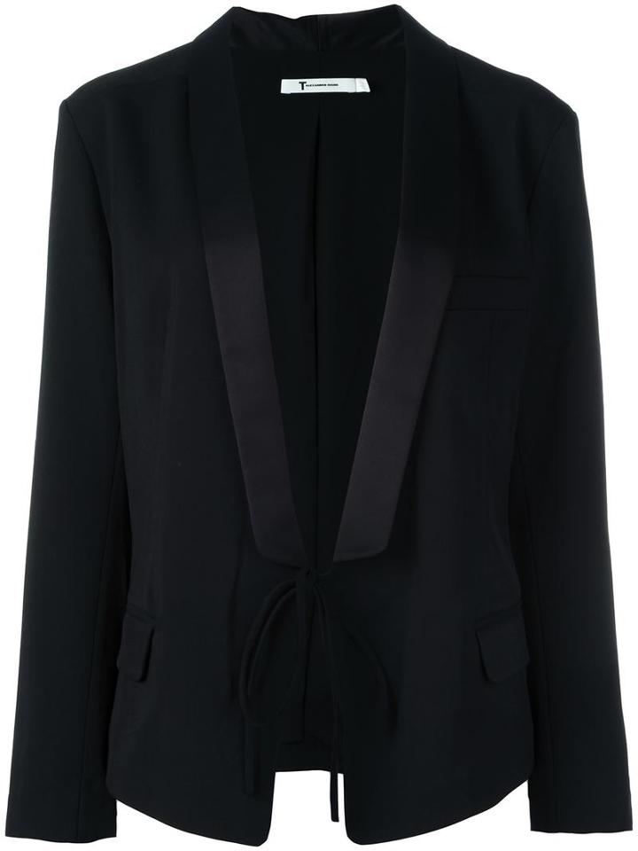 Alexander Wang Shawl Collar Blazer, Women's, Size: 0, Black, Polyester