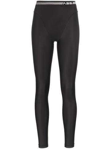 Adam Selman Sport French Cut Leggings - Black