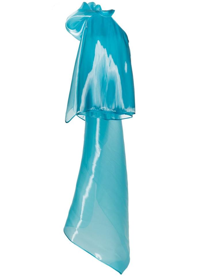 Halpern Halter Neck Mini-dress - Blue