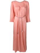 Forte Forte Long Ruched Tunic Dress - Pink