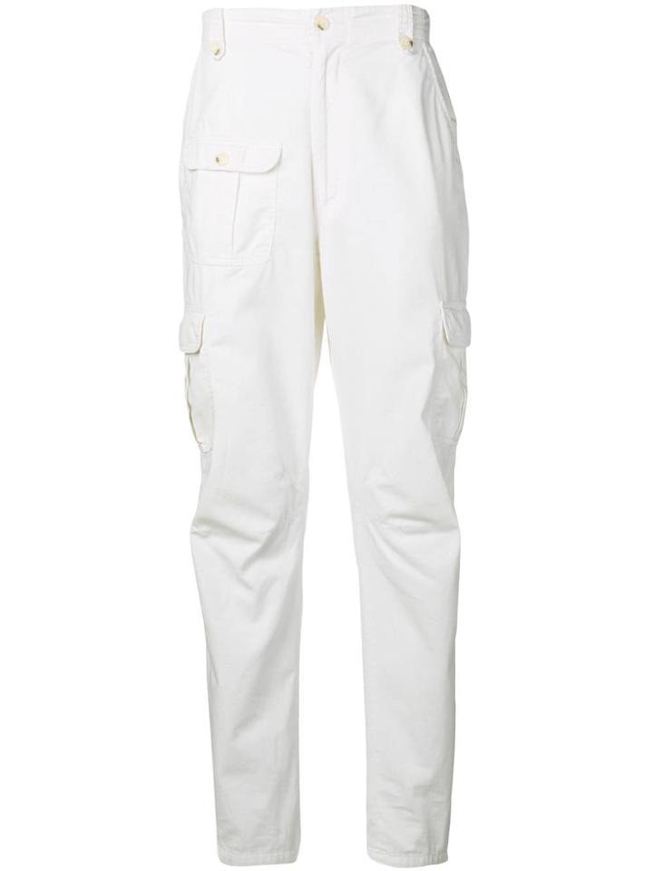 Dolce & Gabbana Vintage 1990's Cargo Trousers - White