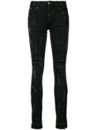Philipp Plein Ribbed Skinny Jeans - Black