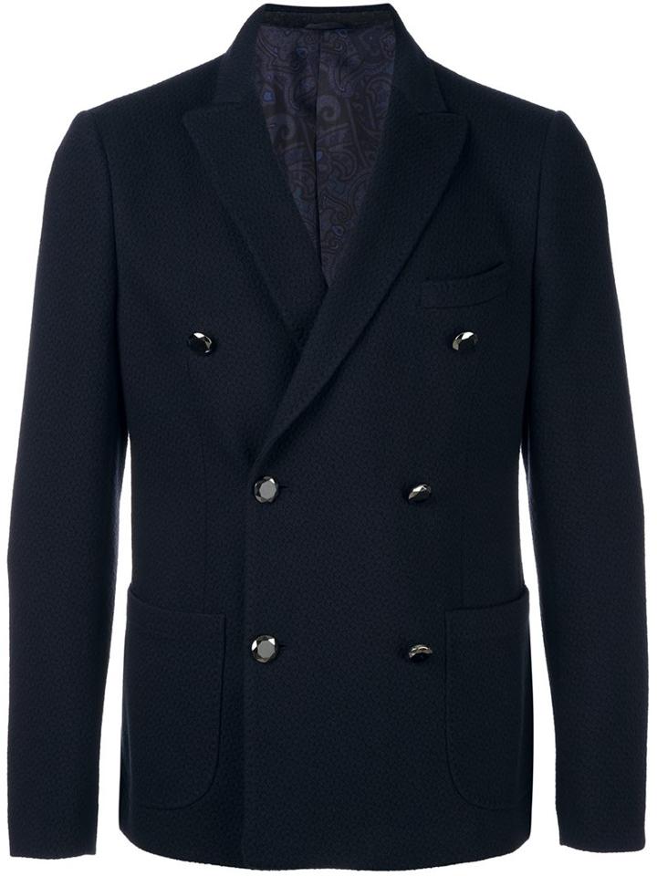 Etro Double Breasted Blazer