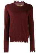 Uma Wang Slim-fit Cashmere Jumper - Red