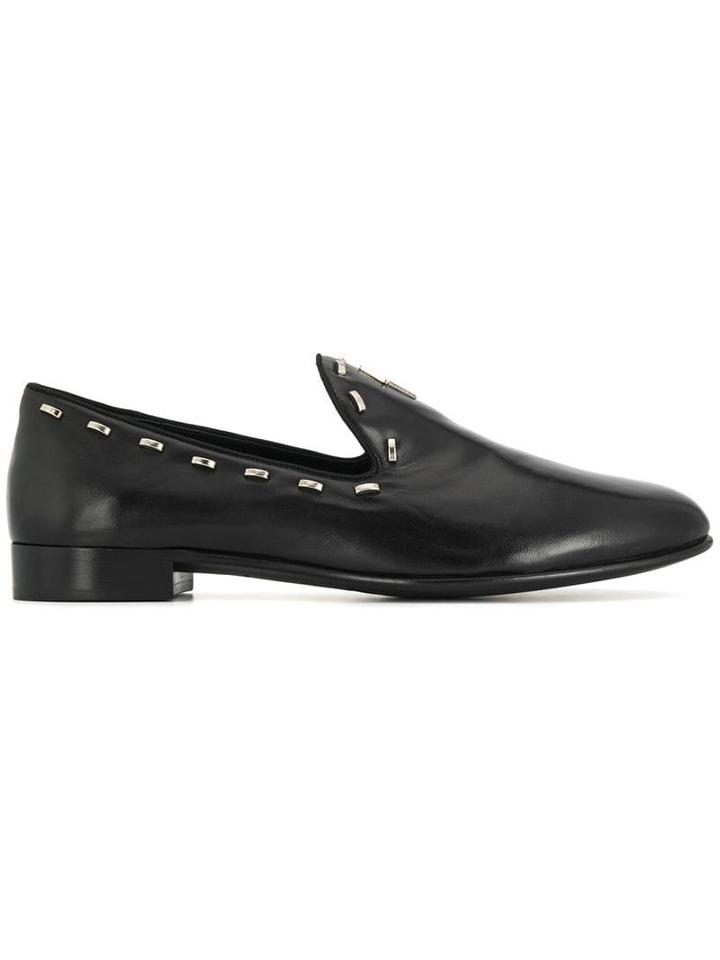 Giuseppe Zanotti Gordon Flash Loafers - Black