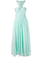 Maria Lucia Hohan - Plated Dress - Women - Silk/nylon/spandex/elastane - 36, Green, Silk/nylon/spandex/elastane