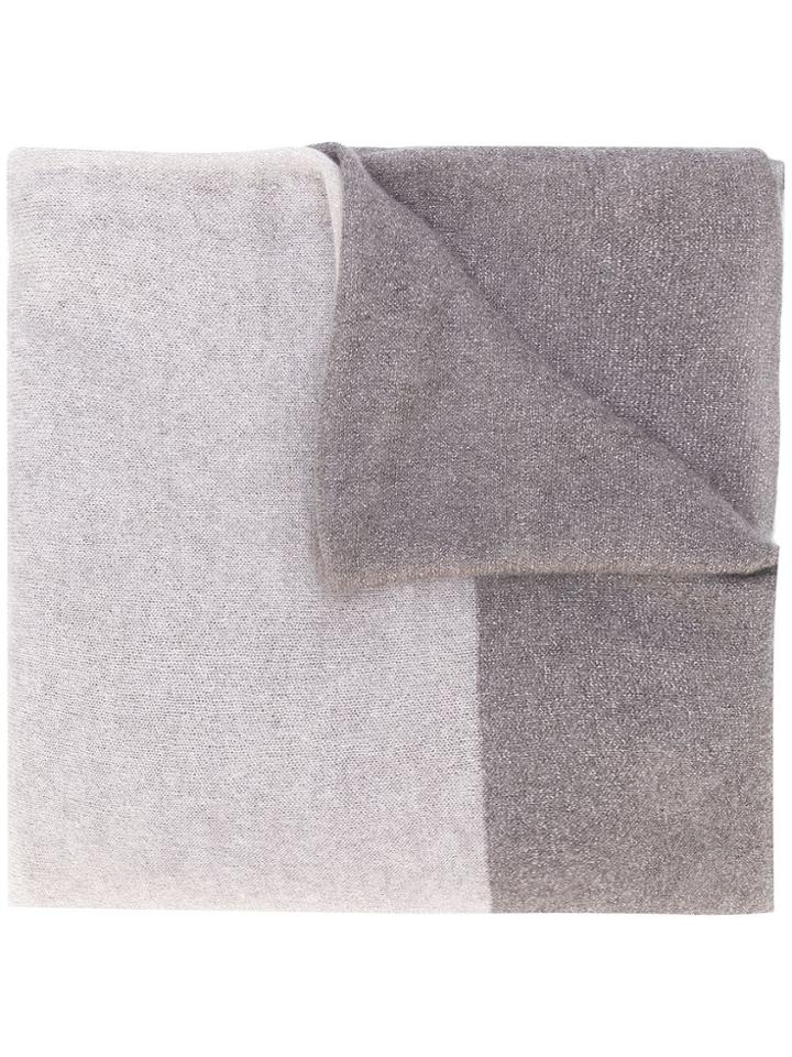 Fabiana Filippi Contrast Scarf - Grey