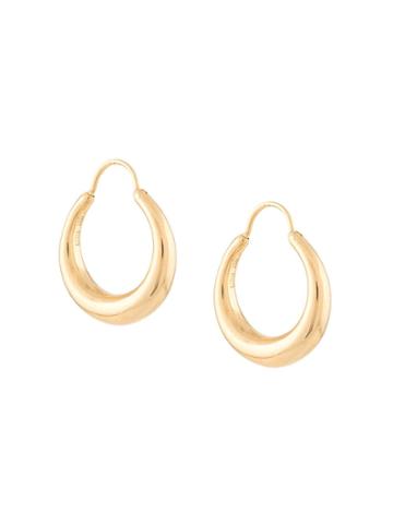 All Blues Fat Baby Snake Earrings - Gold
