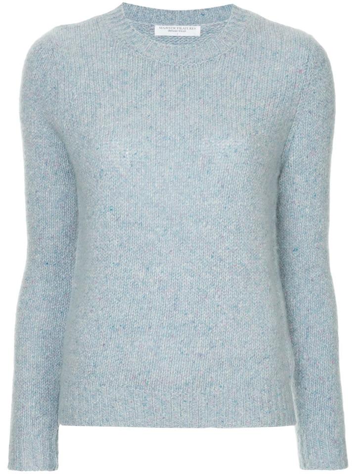 Majestic Filatures Cashmere Straight Jumper - Blue