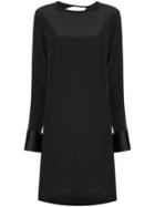 Kacey Devlin Back Cutout Shift Dress - Black