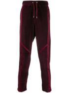 Just Cavalli Panelled Logo Patch Track Pants - Purple