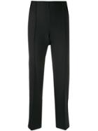 Agnona Cropped Tailored Trousers - Black
